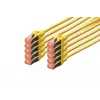 DIGITUS CAT6 S/FTP patchkabel, 5 m, geel, 10-pack