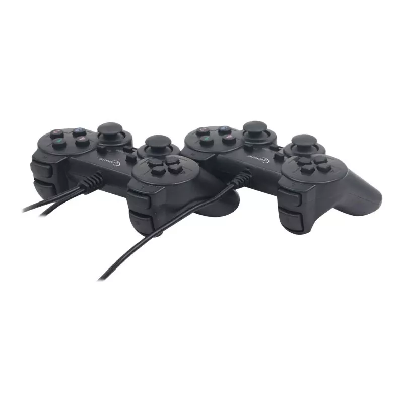 GEMBIRD JPD-UDV2-01 - gamepad - 10 toetsen - bedraad (verpakking van 2) - voor pc (JPD-UDV2-01)