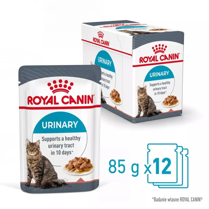 Nassfutter voor katten Royal Canin Urinary Care volwassen gevogelte 85 g zak (12-pack)