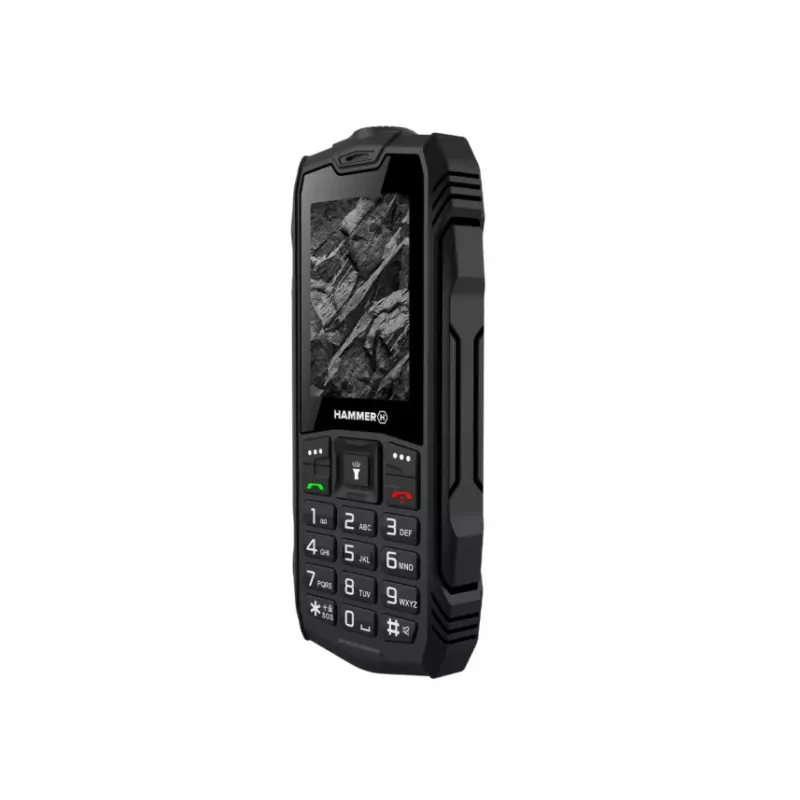 myPhone Hammer Rock robuuste mobiele telefoon, 2,4 inch, Dual SIM, zwart