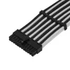 ATX-verlengkabel SILVERSTONE SST-PP07E-MBBW 30 cm zwart/wit