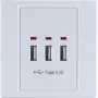 Stopcontact met USB ShiverPeaks BS60065 wit