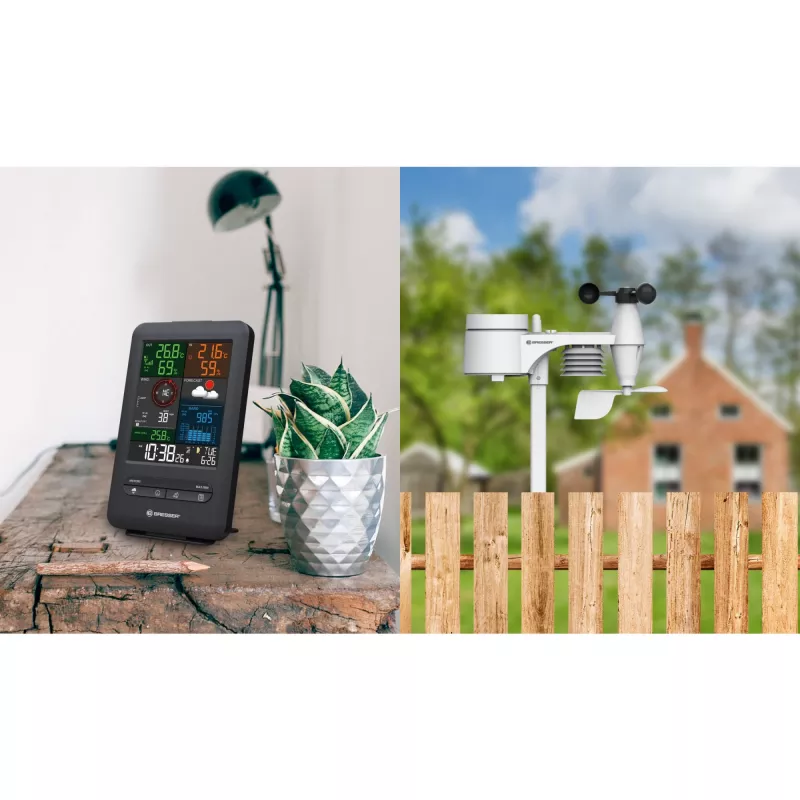 Digitaal weerstation Bresser Optics 7002525 binnen-/buitenthermometer