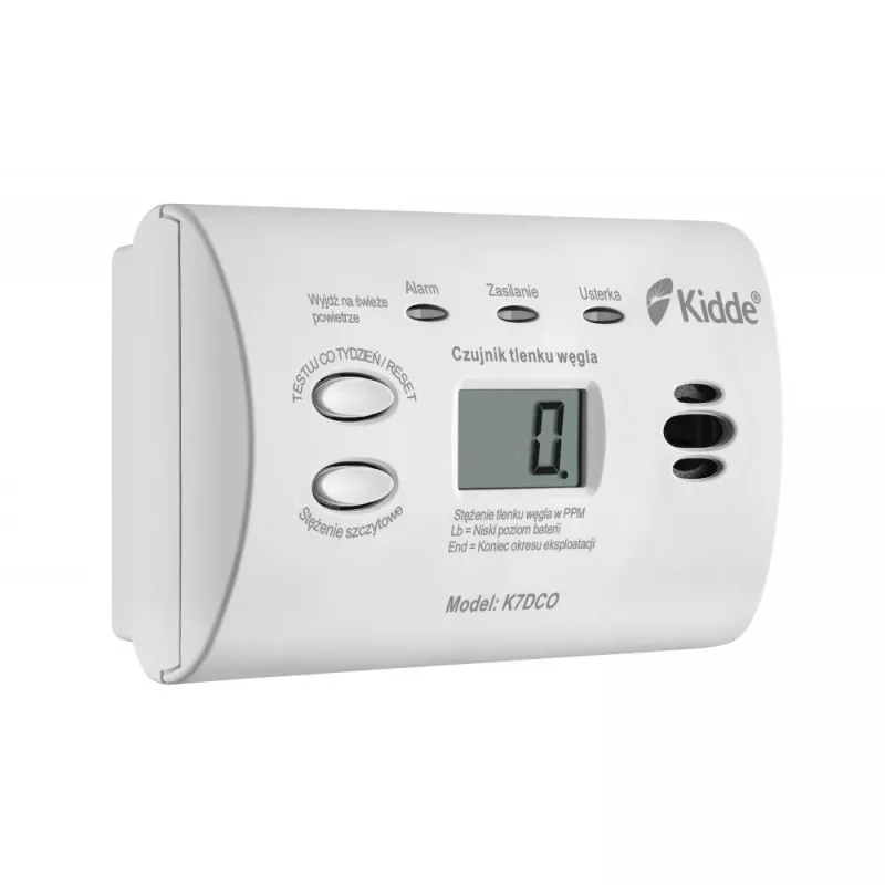 Koolmonoxidemelder Kidde K7DCO met display wit
