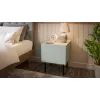 Nachtkastje Cama Meble FELLINI 40x41x60, olijf met geoliede eikenplaat, 1 lade, 2-pack