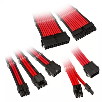 Kabelverlengingsset Kolink Core Adept Rood 0,35 m 6 stuks