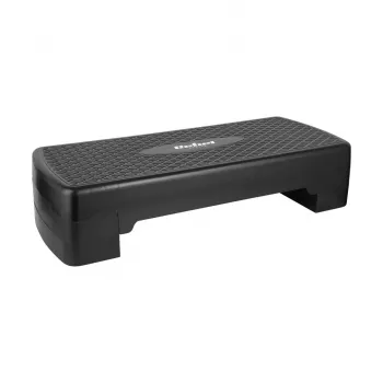 Fitness step Rebel Active 2-traps, polypropyleen, antislip oppervlak, 680×280 mm, ondersteunde hoogteverstelling
