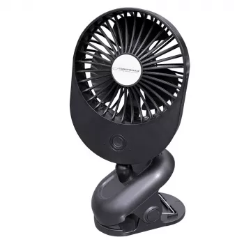 Ventilator Esperanza EHF103K, compacte USB-ventilator, ZWART