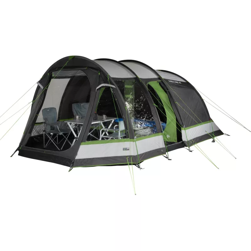 Familietunneltent Bozen 6.0 (grijs/groen)