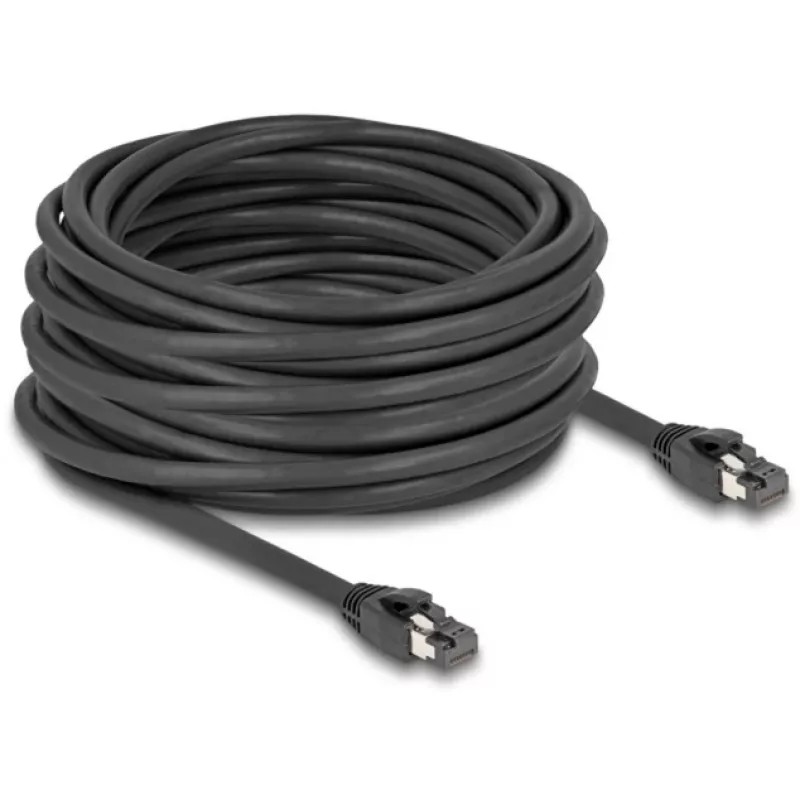 Netwerkkabel DeLOCK RJ45 Cat.8.1 15m zwart