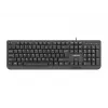 NATEC toetsenbord TROUT SLIM USB, US-layout, zwart