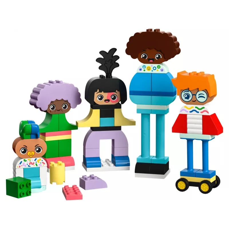 Constructiespeelgoed LEGO DUPLO 10423 bouwbare mensenverzameling, 71 onderdelen, vanaf 3 jaar, figuren 260 mm hoog