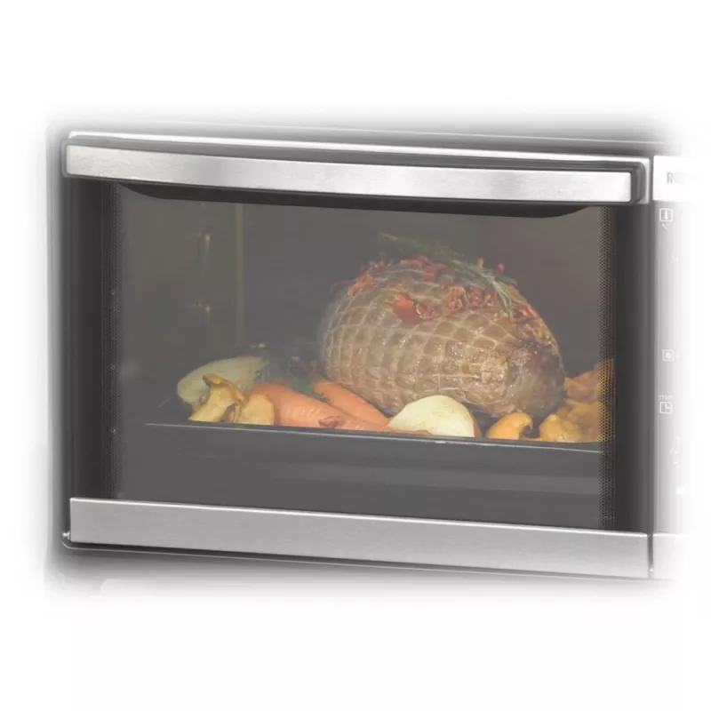 Elektrische oven Rommelsbacher BG 1550 zwart, 30 L, 80–230 °C, 7 modi, draaispit, 120-minutentimer