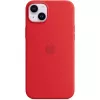 Apple iPhone 14 Plus Siliconenhoesje met MagSafe – (PRODUCT)RED