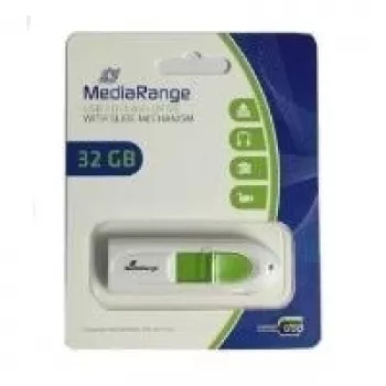 MediaRange Nano - USB-stick - 16 GB - USB 2.0 - zwart (MR921)