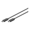 Goobay USB-C™ 3.1 Generation 1 kabel, zwart, 3 m - USB-C™-stekker > USB-C™-stekker (66509)