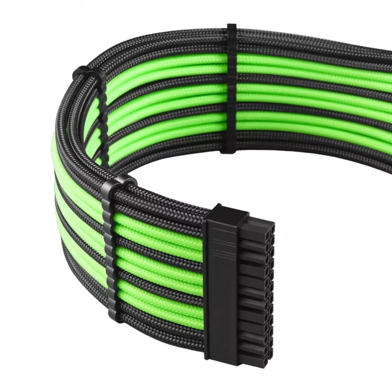 Interne stroomkabel CableMod CM-PCAB-BKIT-NKKLG-3PK-R zwart groen