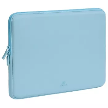 Laptophoes Rivacase Riva Szuzuka 14 inch Pastelblauw – beschermende neopreen hoes voor 14-inch laptops