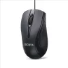 DICOTA - muis - ambidexter - laser - 3 knoppen - bedraad - USB - zwart (D32011)