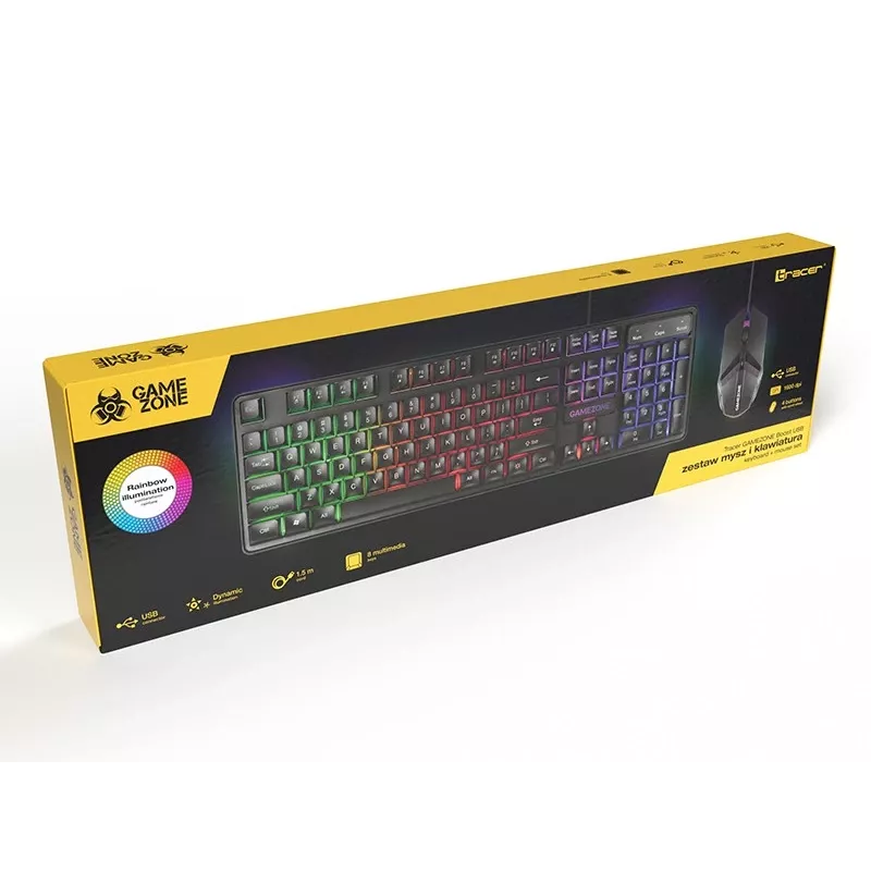 Toetsenbord en muis Gamezone Boost USB