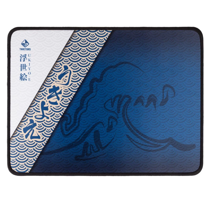 Muispad Traitors UKIYO-E Speed (TRDUKI35M) — wrijvingsarm oppervlak, rechthoekige gaming-mat