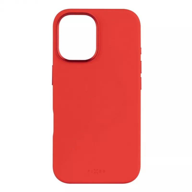 Fixed MagFlow | achterkantcover | Apple | iPhone 16 | vloeibaar siliconen | rood