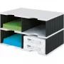 styrodoc duo documenten-opbergbox polystyreen zwart - grijs (268-0222.98)