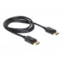 DisplayPort-kabel DeLOCK 82585 2 m zwart