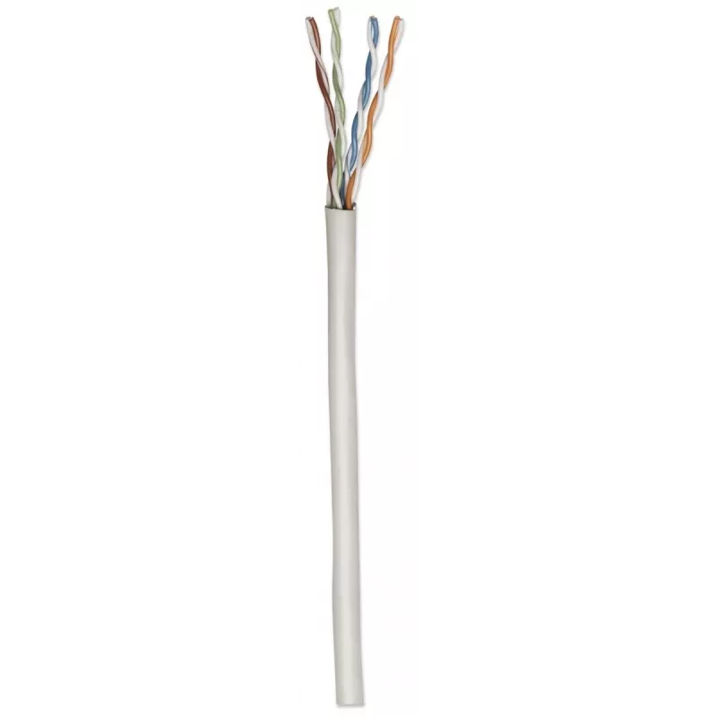 Intellinet 362320 Cat5e U/UTP installatiekabel, massieve draad, CCA, 305 m, grijs