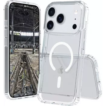 jt berlin BackCase JT Berlin Pankow Clear MagSafe hoes voor Apple iPhone 17 Pro transparant