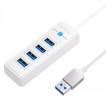 USB-hub ORICO 4-poorts USB 3.0 PW4U-U3 — 4x USB-A-aansluitingen, USB 3.0-overdracht