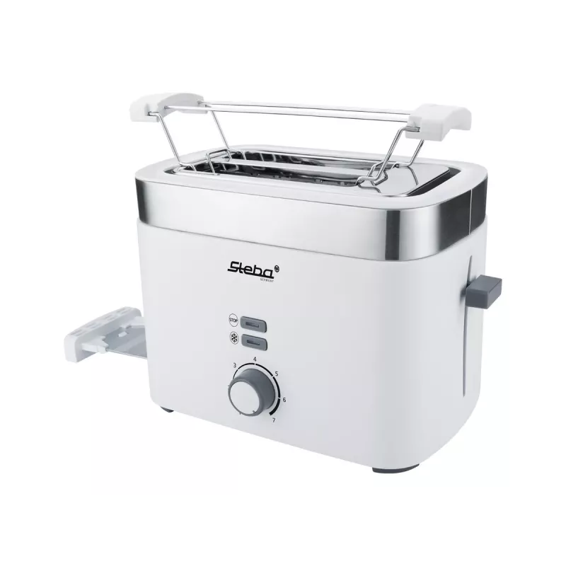 Toaster Steba TO 10 BIANCO 2 sneetjes 930 W zilver wit