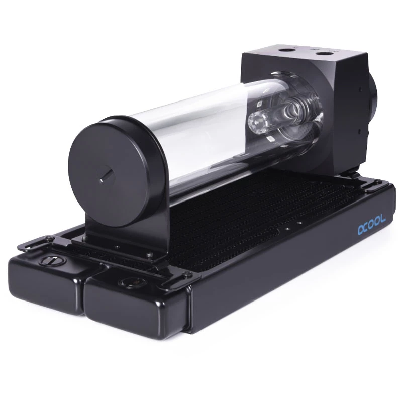 Pomp & reservoir Alphacool 15381 acryl aluminium kunststof zwart transparant