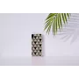 Smartphonehoesje iKins voor iPhone XR — piramidepatroon, wit