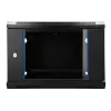 EXTRALINK LITE 6U 530X400 wandmontage-rackkast zwart met legbord