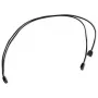 Y-kabelsplitter aRGB 3-pin naar 2x 3-pin, 60cm zwart, incl. connector