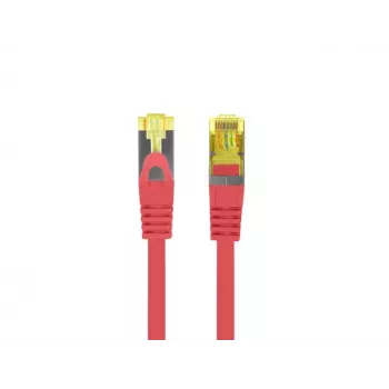 Netwerkkabel Lanberg PATCHCORD KAT.6A S/FTP LSZH CU 1M rood