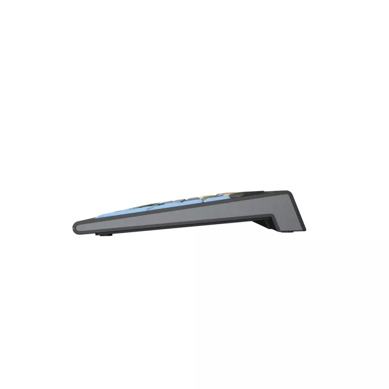 Toetsenbord Logickeyboard LKB-CBASE-A2PC-FR universeel USB AZERTY Frans zwart