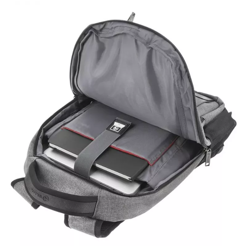 Laptoptas rugzak Tellur Companion 15,6 inch met USB-aansluiting, grijs