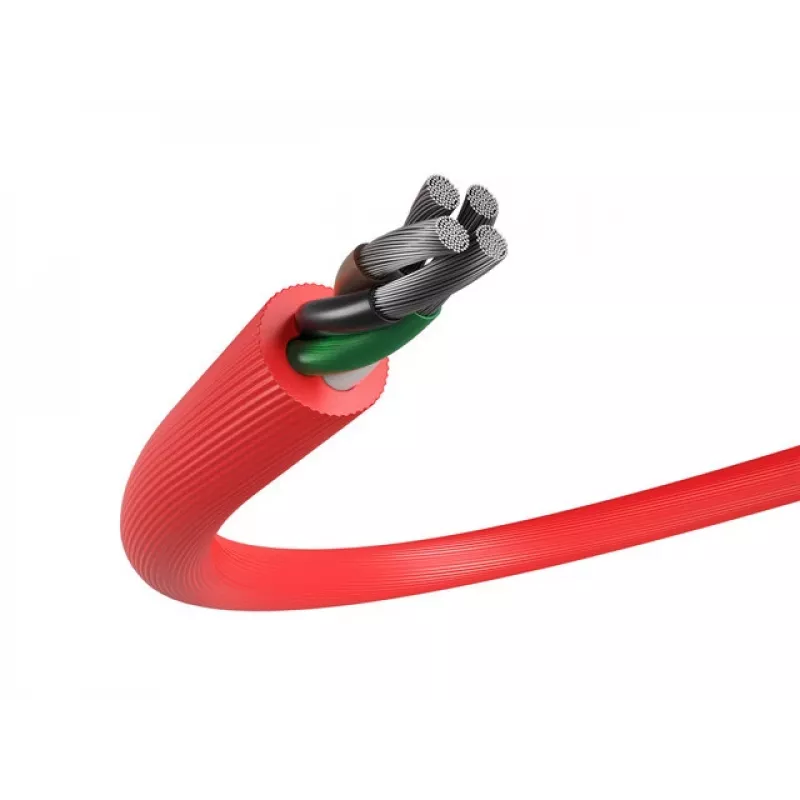 USB-kabel NATEC NKA-1201 USB 2.0 1 m USB A USB C zwart rood