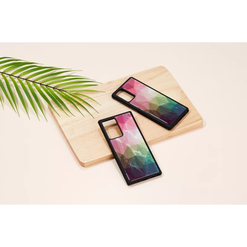 Hoesje iKins voor Samsung Galaxy Note 20 Ultra – Water Flower design, zwart