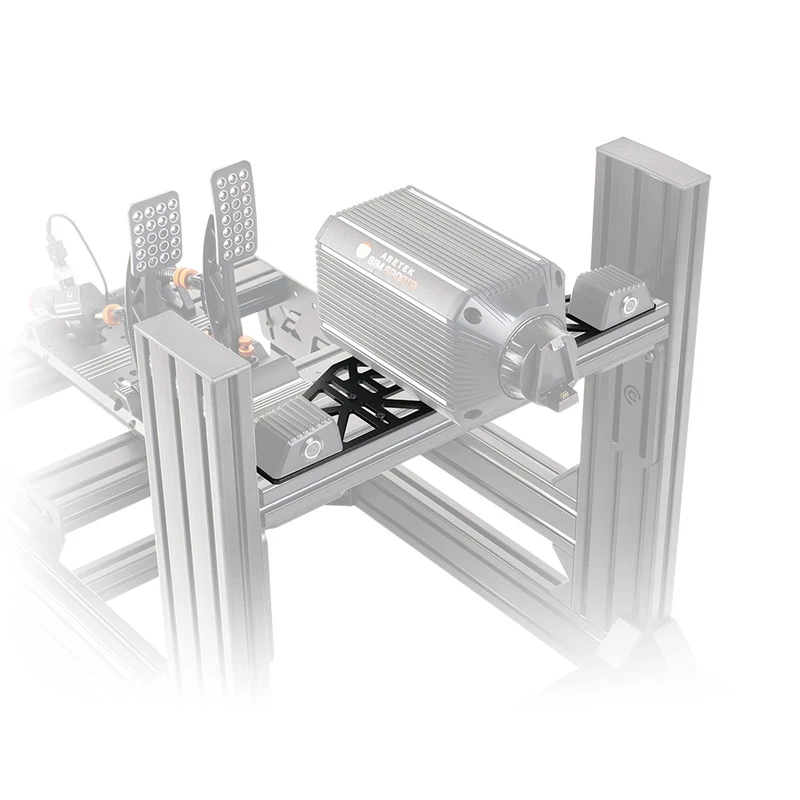 Montagebeugel Asetek SimSports 460×120×5 mm, staal, zwart