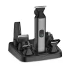 Haarclipsets Maestro MR-661 6-in-1 – zwart, multifunctionele verzorgingsset