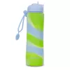 Drinkfles cool pack siliconen drinkfles Z14770 600 ml meisjes blauw