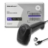 Handbarcodescanner QOLTEC 50868 — 1D/2D-laserscanner, USB bekabeld & draadloos, werkafstand 600 mm, zwart