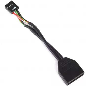 Silverstone G11303050-RT - USB 3.0 - USB 2.0 - mannelijk/vrouwelijk - zwart (G11303050-RT)