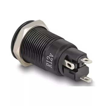 Drukschakelaar DELOCK 22014, 12 mm, 12 V