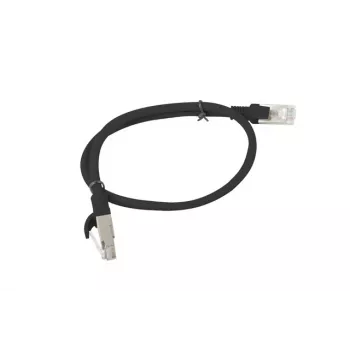 LANBERG PCU6-10CC-0050-BK patchkabel RJ45 Cat. 6 UTP 0,5 m zwart