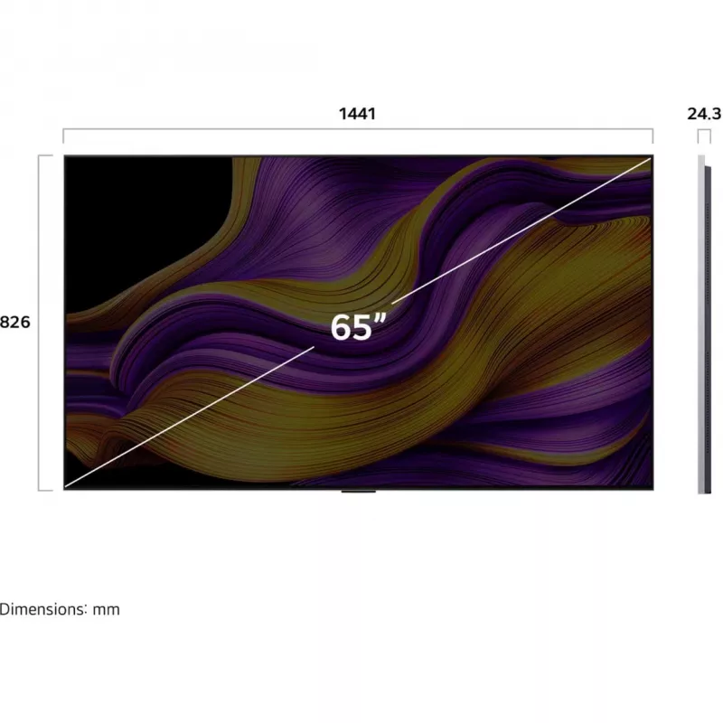 Televisie LG OLED65G57LW 165 cm OLED 4K