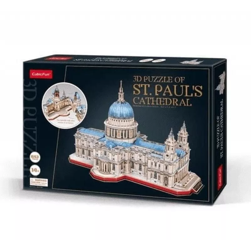 3D-puzzel CubicFun St. Paul’s Cathedral model 306-20270 — architectuur-replica-bouwpakket